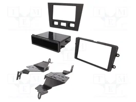 METRA Bastidor de montaje de radio para Acura RL 1996-2003, 1 DIN/2 DIN, negro mate