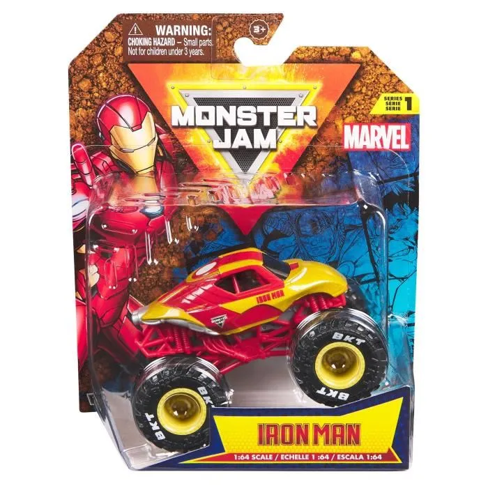 Spin Master Monster Jam Marvel 1:64 Vehículo Serie 2 - Modelo Aleatorio Spin Master Monster Jam Marvel 1:64 Vehículo Serie 2 - Modelo Aleatorio