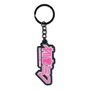 Difuzed Hatsune Miku Llavero caucho Logo