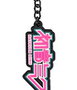 Difuzed Hatsune Miku Llavero caucho Logo