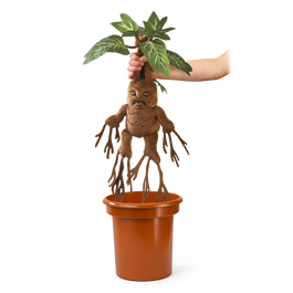 The Noble Collection Peluche Interactivo Mandrágora de Harry Potter con Sonido y Vibración, 40 cm