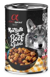 Alpha Spirit Spirit Canine Albóndigas Buey Salvia Caja 6x400 gr