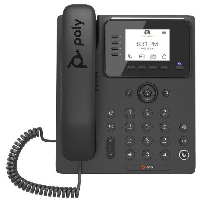 HP CCX 350 Teléfono IP para Microsoft Teams con Alimentación PoE HP CCX 350 Teléfono IP para Microsoft Teams con Alimentación PoE