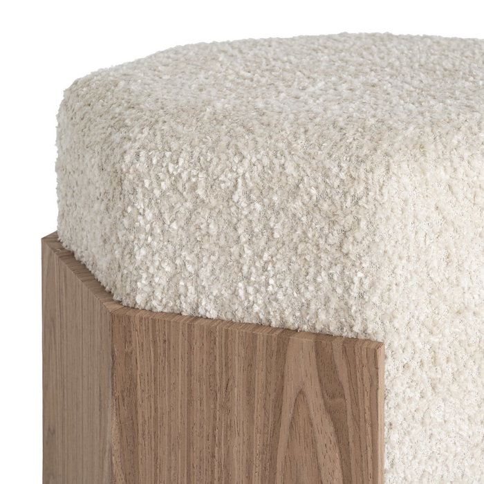 Puf Crema Dm-Tejido 50 X 50 X 44 cm