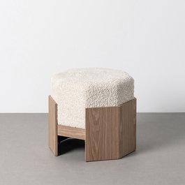 Puf Crema Dm-Tejido 50 X 50 X 44 cm
