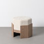 Puf Crema Dm-Tejido 50 X 50 X 44 cm