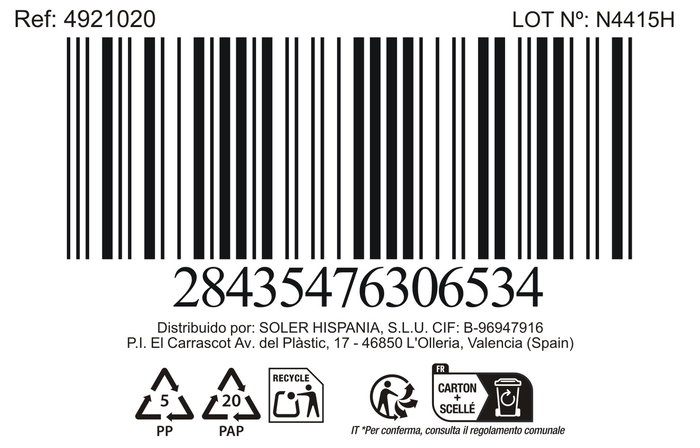 Inde Taza Cafe Expreso 90 cc Ø5.5x6.9 cm (24 Unidades)