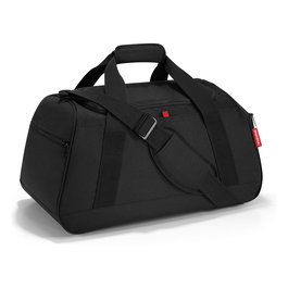 Reisenthel Activitybag Bolso Deporte y Viajes 35L Negro Poliéster - Correas Acolchadas, Bolsillos Malla y Lateral - 54 x 30 x 33 cm