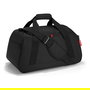 Reisenthel Activitybag Bolso Deporte y Viajes 35L Negro Poliéster - Correas Acolchadas, Bolsillos Malla y Lateral - 54 x 30 x 33 cm