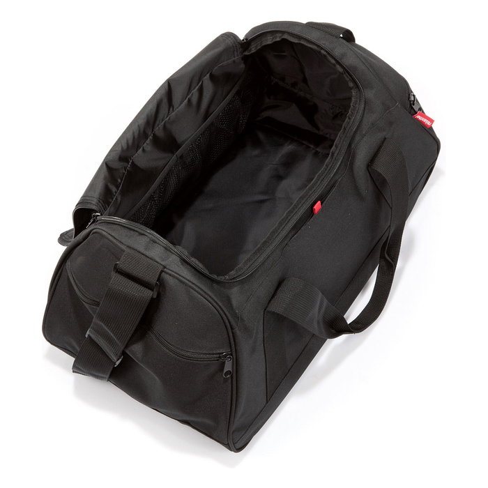 Reisenthel Activitybag Bolso Deporte y Viajes 35L Negro Poliéster - Correas Acolchadas, Bolsillos Malla y Lateral - 54 x 30 x 33 cm