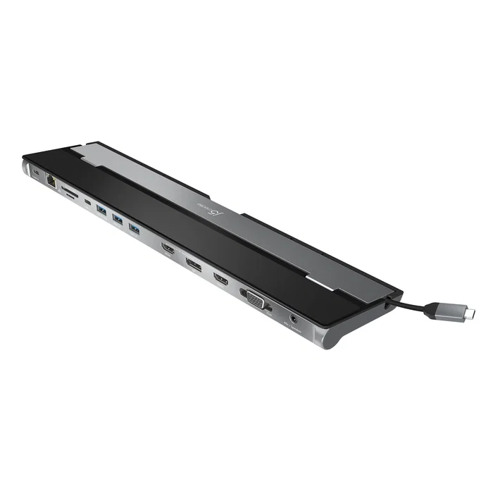 Hub USB j5create JCD543-N Negro negro, plateado 5 W