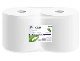 Lucart Papel secamanos ecológico 2 capas 220 mm x 342 m, paquete de 2 rollos