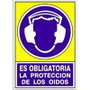 DUVER Señal Adhesiva de Protección de Oídos 148x105 mm