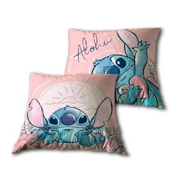 DISNEY Cojin Stitch 40x40cm Microfibra