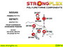 StrongFlex STF281564A Brazo Delantero Inferior Silentblock Sport, Alta Flexibilidad, Resistencia a Carga Dinámica, Temperatura y Desgaste