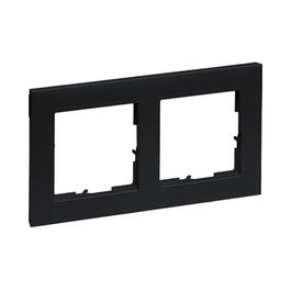 Legrand 765372 SEANO Placa ciega Negra