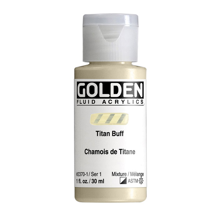 Golden Fluid Colores Acrílicos Crudo Titanico 30 ml Golden Fluid Colores Acrílicos Crudo Titanico 30 ml