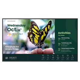 BenQ ST6504 65" Pantalla de Señalización Digital UHD 4K ADS Android 14 350nits 2xHDMI 4GB+32GB Montaje VESA 400x400