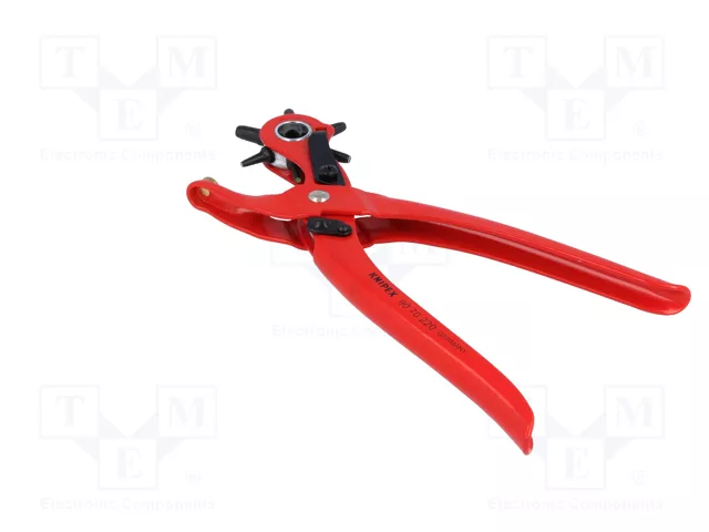 KNIPEX Alicate sacabocado de boca giratoria 220mm