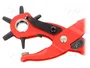 KNIPEX Alicate sacabocado de boca giratoria 220mm