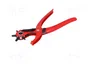 KNIPEX Alicate sacabocado de boca giratoria 220mm