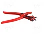 KNIPEX Alicate sacabocado de boca giratoria 220mm