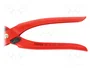 KNIPEX Alicate sacabocado de boca giratoria 220mm