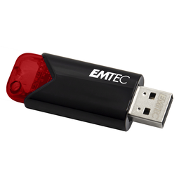 EMTEC Pendrive USB 256GB Click Easy B110 Rojo Modelo ECMMD256GB113 - Gran Capacidad XL