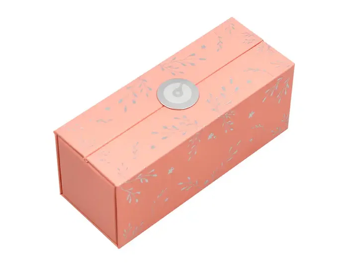 Belius Bella Boligrafo de Aluminio Diseño Plateado Relieve Tinta Azul Caja de Diseño Color Rosa