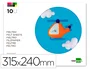 Liderpapel Bloc trabajos manuales 240x315mm 10 Hojas Colores Surtidos