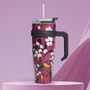 Cook Concept Mug Térmico Miami Winter 1,2 L Acero Inoxidable con Asa y Tapa Ideal para Llevar
