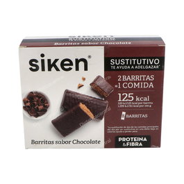 Siken Sustitutiva Barrita Chocolate 8 Unidades