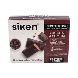 Siken Sustitutiva Barrita Chocolate 8 Unidades