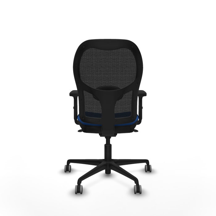 PIQUERAS Y CRESPO Silla de oficina Jorquera Azul y Negro