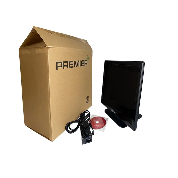 Premier KT-97 FT TPV Todo-en-Uno con Pantalla Táctil de 17 Pulgadas, Intel J6412, 8GB RAM, 128GB SSD, Negro
