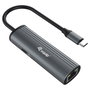 Equip Adaptador USB-C a RJ45 Gigabit y USB PD 100W Gris