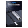 Equip Adaptador USB-C a RJ45 Gigabit y USB PD 100W Gris