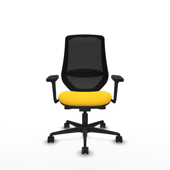 PIQUERAS Y CRESPO Silla de oficina Mardos Sincro/Traslack Amarillo/Negro