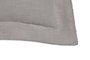 DKD Home Decor Cojín de Lino Gris Claro con Flecos