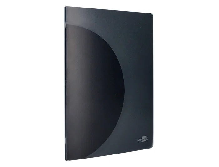 Liderpapel Libreta A5 Tapa Negra 48 Hojas 90g Rayado Horizontal