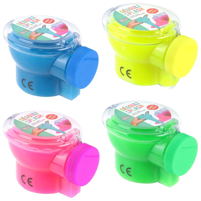 Jeux 2 momes WC Slime 145 Gramos Blandiblub Viscoso Colores Surtidos para Sorprender y Entretener