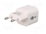 GOOBAY Cargador de Red 65W USB C Power Delivery GaN Blanco