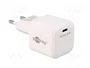 GOOBAY Cargador de Red 65W USB C Power Delivery GaN Blanco