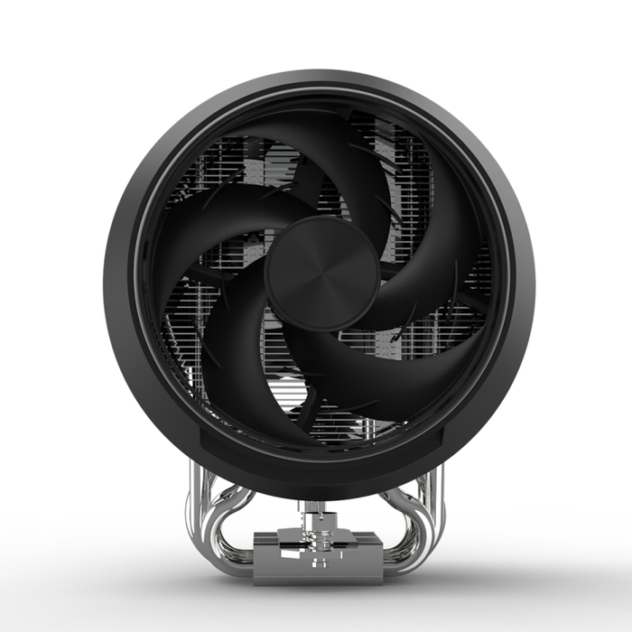 Zalman ZET5 Ventilador CPU 12 cm, 2000 RPM, Rodamiento HDB, Compatible LGA 1851/1700/1200/AM4/AM5, 5 Tubos de Calor, Negro