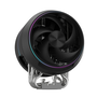 Zalman ZET5 Ventilador CPU 12 cm, 2000 RPM, Rodamiento HDB, Compatible LGA 1851/1700/1200/AM4/AM5, 5 Tubos de Calor, Negro