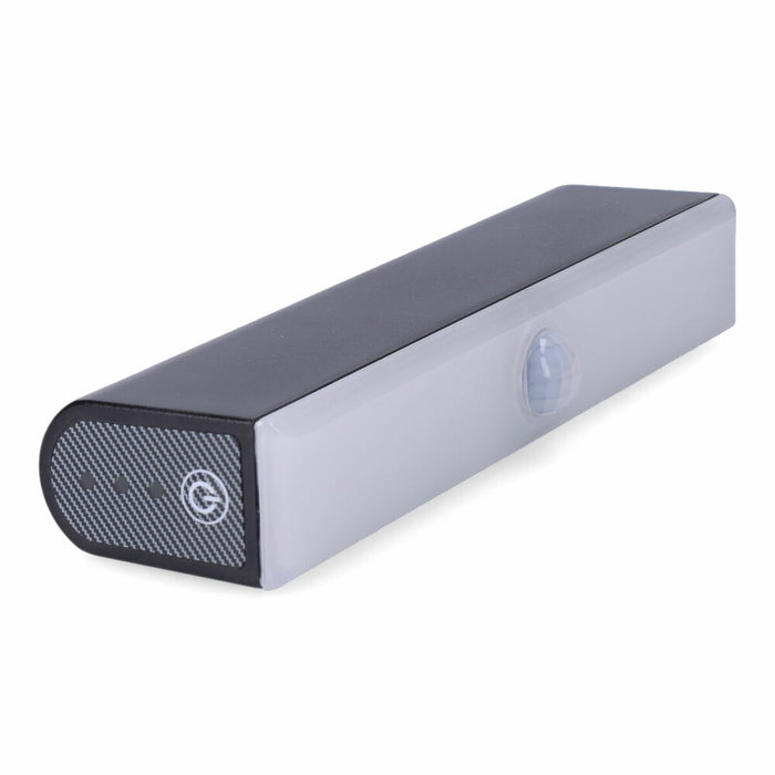 Edm Aplique solar LED negro con punto de luz extraíble y sensor de movimiento Edm Aplique solar LED negro con punto de luz extraíble y sensor de movimiento