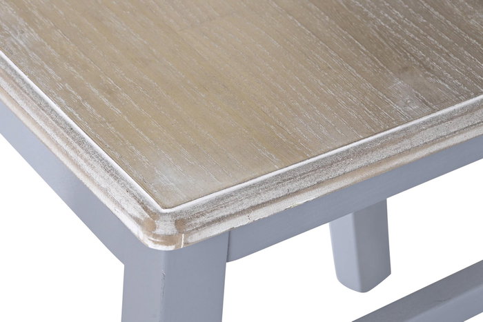 DKD Home Decor Silla Tradicional Victoria Gris Natural 40 x 94.5 x 42 cm