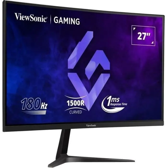 ViewSonic VX2718-2KPC-MHD Pantalla Curva Gaming 27" QHD VA 1ms 165Hz para PC con 2x HDMI y DisplayPort
