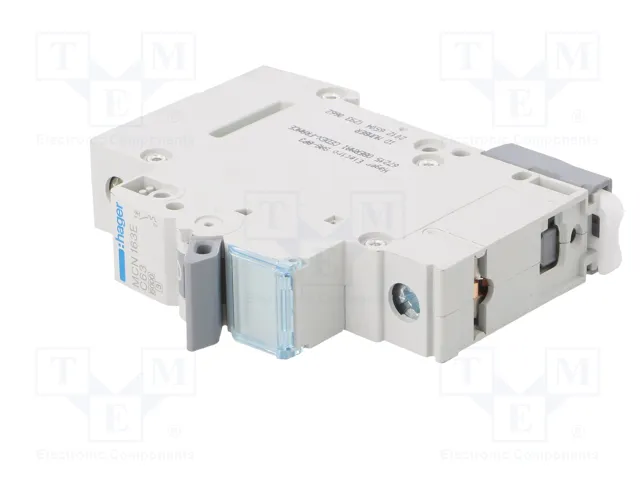 HAGER MCN163E Interruptor magnetotérmico 63A 1 polo 6kA