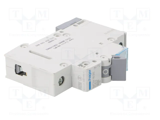 HAGER MCN163E Interruptor magnetotérmico 63A 1 polo 6kA
